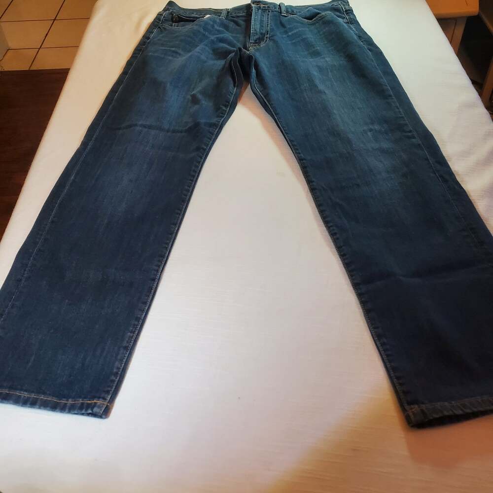 Lucky Brand Men's Denim Jeans Size 34x30 Straight Leg Blue Pre-Owned